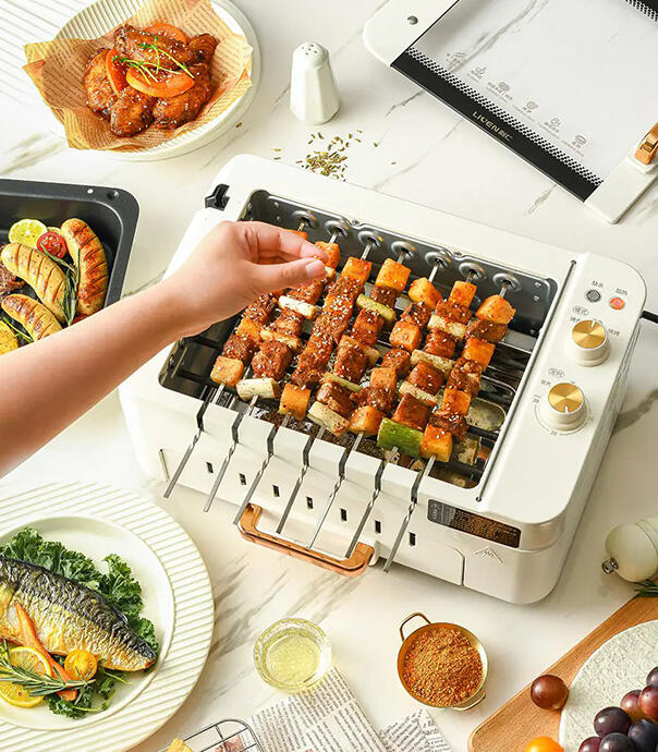 کباب پز برقی چند منظوره شیائومی مدل Liven Electric Barbecue Maker G26