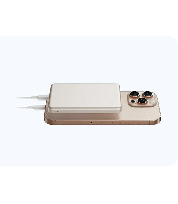 پاوربانک شیائومی مدل Xiaomi Super Slim Magnetic Power Bank با ظرفیت 5000 میلی‌ آمپر ساعت