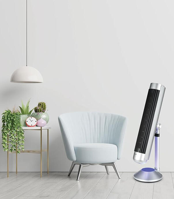 پنکه ایستاده بدون پره گرین لاین مدل Green Lion Breeze Tower Fan
