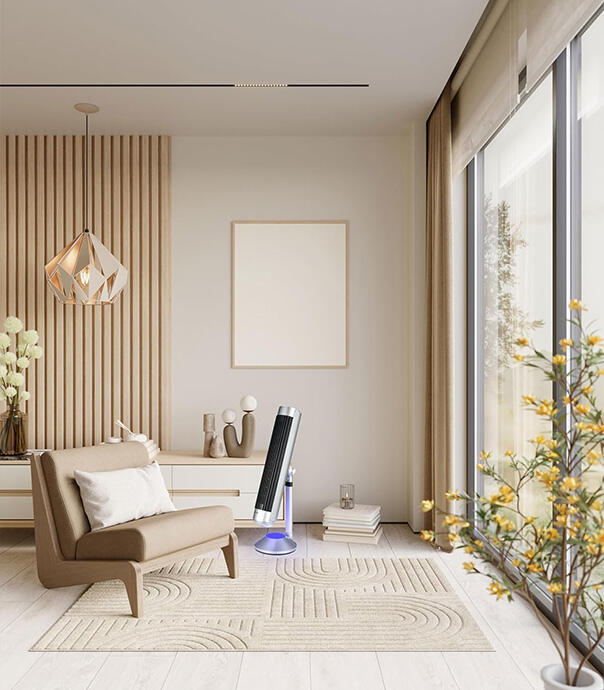 پنکه ایستاده بدون پره گرین لاین مدل Green Lion Breeze Tower Fan