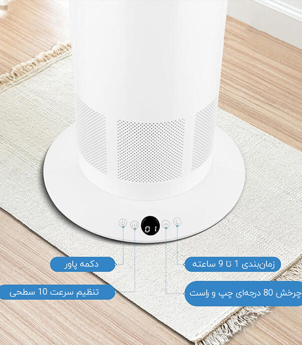پنکه بدون پره گرین لاین مدل Green Lion Air Ring Cooler Electric Bladeless Fan
