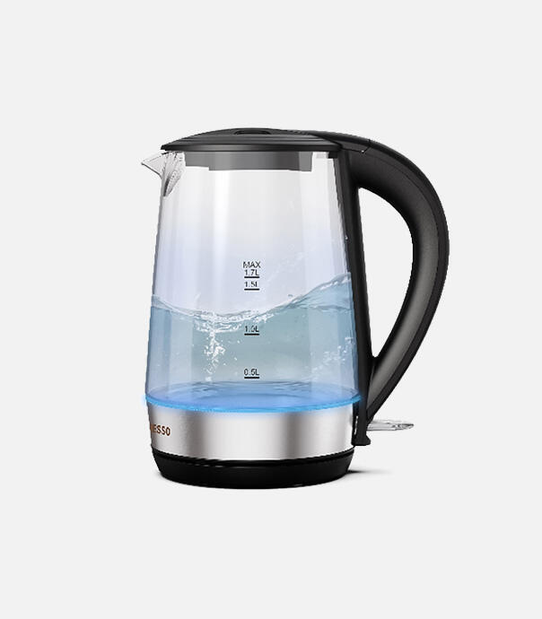 کتری برقی 1.7 لیتری لپرسو مدل LePresso 360 Transparent Quick-Boil Glass LPRGKTBK