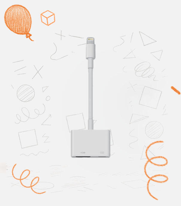 مبدل لایتنینگ به Digital AV Adapter