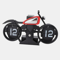 ساعت ورقه‌ای طرح موتور سیکلت Flip Clock MotorCycle F116