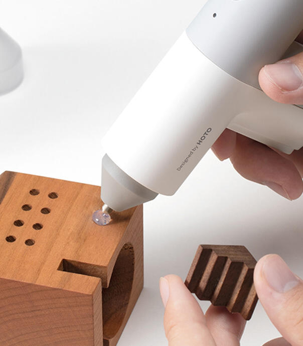 دستگاه چسب حرارتی شارژی شیائومی مدل HOTO EasyFlow Hot Glue Gun QWRJQ002