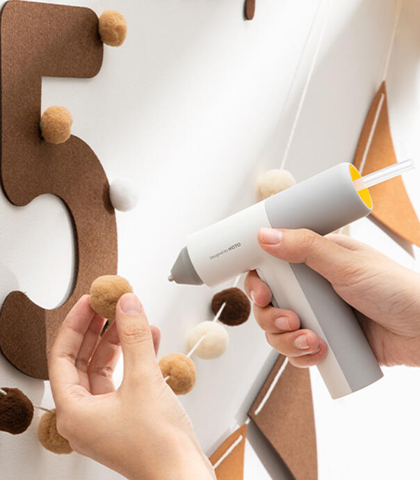 دستگاه چسب حرارتی شارژی شیائومی مدل HOTO EasyFlow Hot Glue Gun QWRJQ002