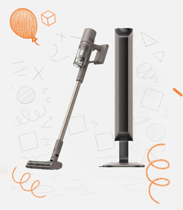 جارو شارژی شیائومی مدل Dreame Z10 Station Cordless Stick Vacuum