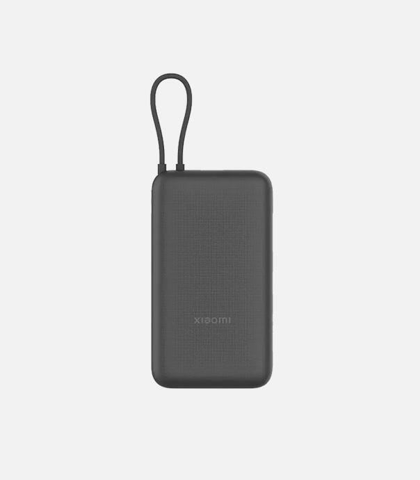 پاوربانک شیائومی مدل PB2020MI با کابل یکپارچه و ظرفیت 20000 میلی آمپر ساعت