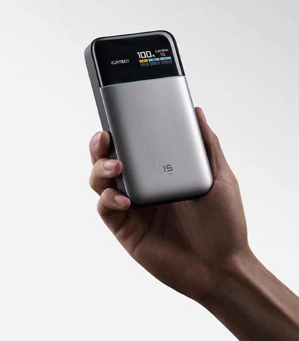 پاوربانک کاکتک مدل CUKTECH 15 Air PB150S با ظرفیت 15000 میلی آمپر ساعت