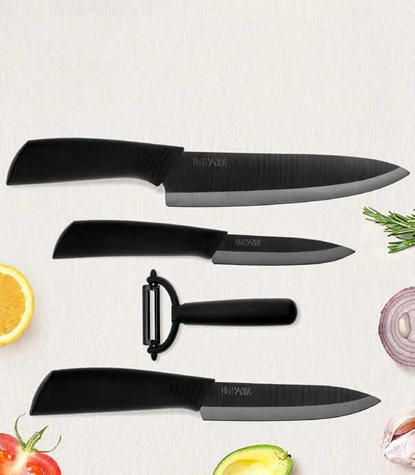 ست چاقو و پوست کن شیائومی مدل HUOHOU Nano Ceramic Knife Set HU0010