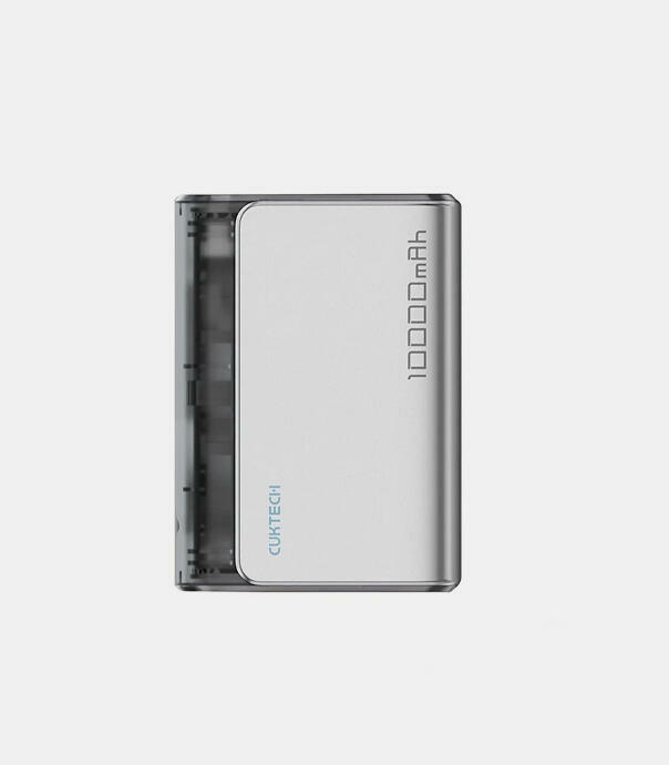 پاوربانک شفاف CUKTECH LPB100 ظرفیت 10000 میلی‌آمپر 30 وات