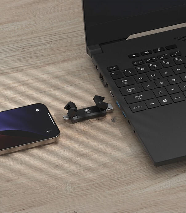 اس اس دی اکسترنال سیلیکون پاور مدل DS72 ظرفیت 1 ترابایت رابط USB 3.2 Gen2