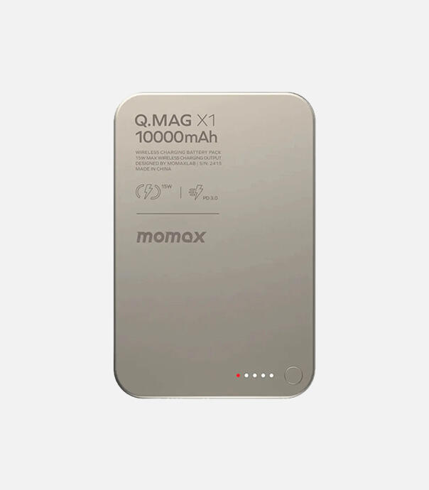 پاوربانک بیسیم مومکس مدل Momax Q MAG X1 IP117A با ظرفیت 10000 میلی آمپر ساعت