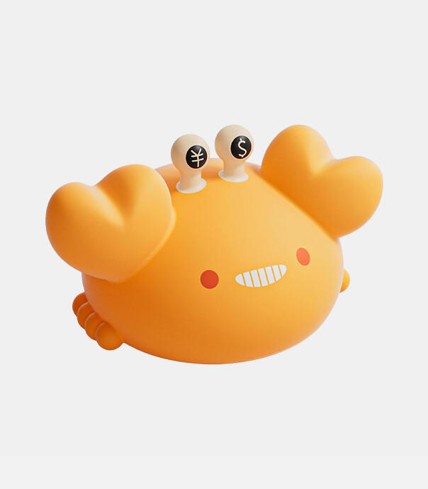 چراغ خواب سیلیکونی کودک طرح خرچنگ Golden Crab