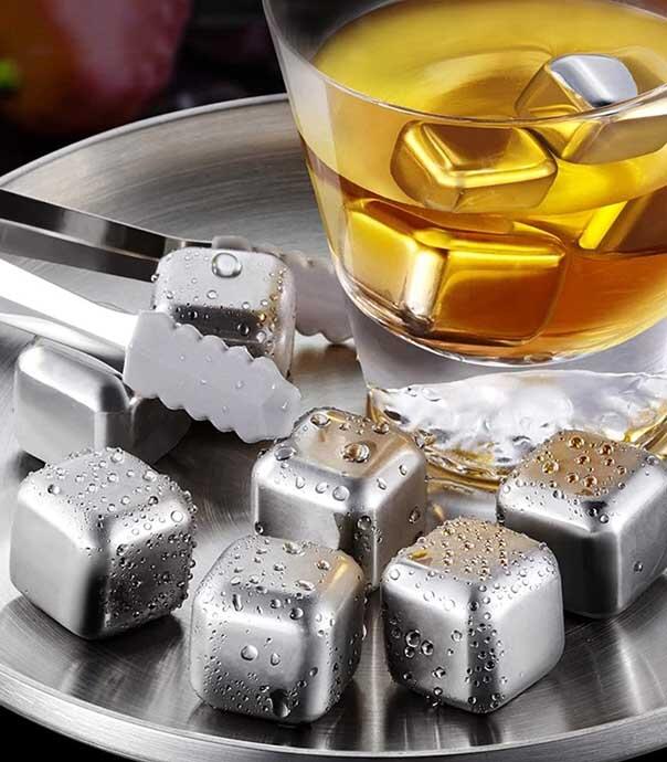 قالب یخ استیل Cooling Cubes (پک ۴ عددی)