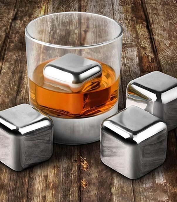 قالب یخ استیل Cooling Cubes (پک ۴ عددی)