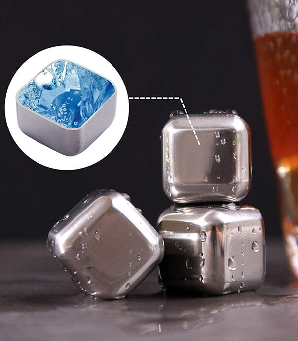 قالب یخ استیل Cooling Cubes (پک ۴ عددی)