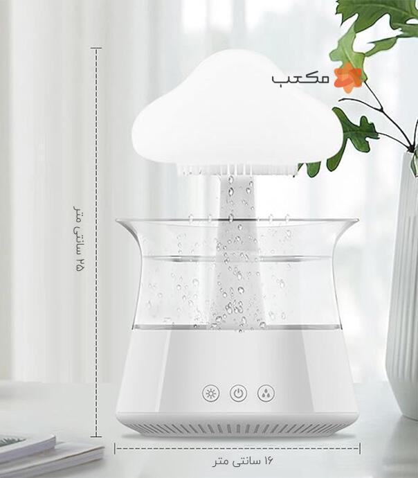 بخور سرد و چراخ خواب اسپیکردار مدل Bluetooth Speaker Rain Cloud