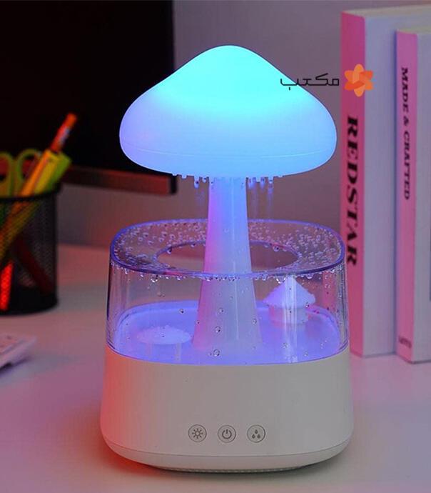 بخور سرد و چراخ خواب اسپیکردار مدل Bluetooth Speaker Rain Cloud