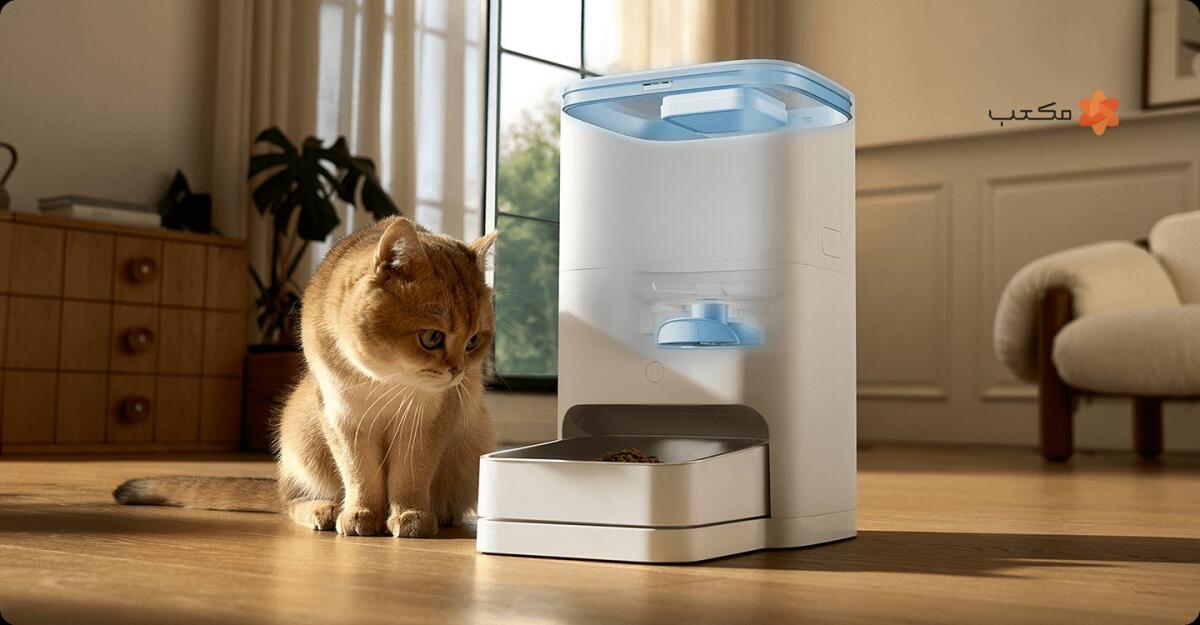 ظرف غذای اتوماتیک حیوان خانگی شیائومی مدل xiaomi smart pet food feeder 2