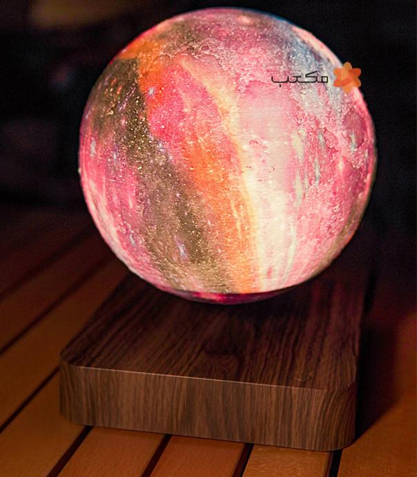 چراغ ماه و گلکسی  معلق Levitating Color Galaxy Lamp