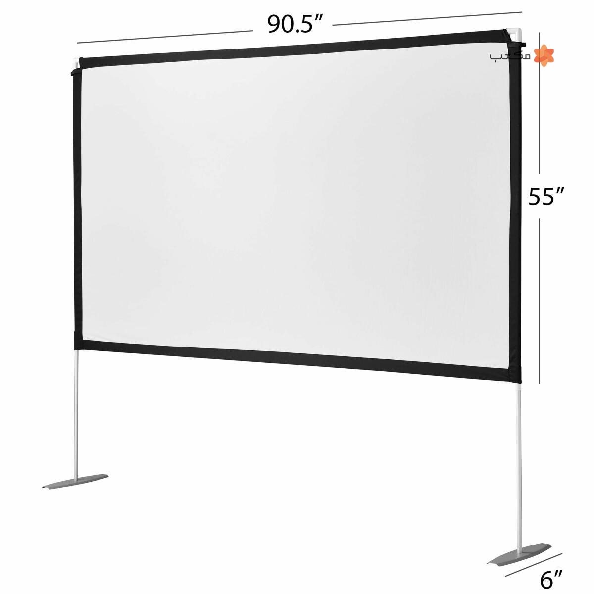 پرده نمایش ایستاده ونبو 100 اینچ مدل wanbo folding projector screen