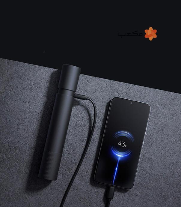 چراغ قوه و پاوربانک چندمنظوره شیائومی مدل Mijia N613 Multifunctional Flashlight