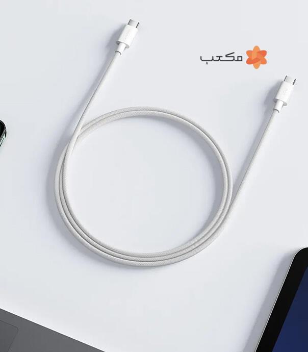 کابل شارژ 3 آمپر USB-C به USB-C شیائومی با طول 1 متر