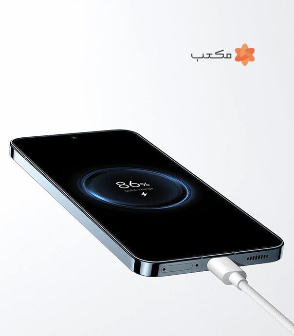 کابل شارژ 3 آمپر USB-C به USB-C شیائومی با طول 1 متر