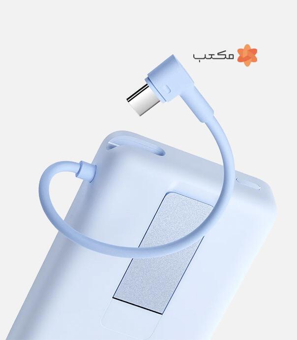 پاوربانک مغناطیسی پایه‌دار شیائومی مدل WPB1007Z با ظرفیت 10000 میلی آمپر ساعت