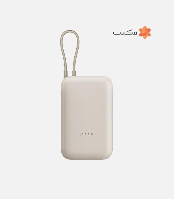پاوربانک 67 وات شیائومی مدل PB1067 با ظرفیت 10000 میلی آمپر ساعت و کابل یکپارچه