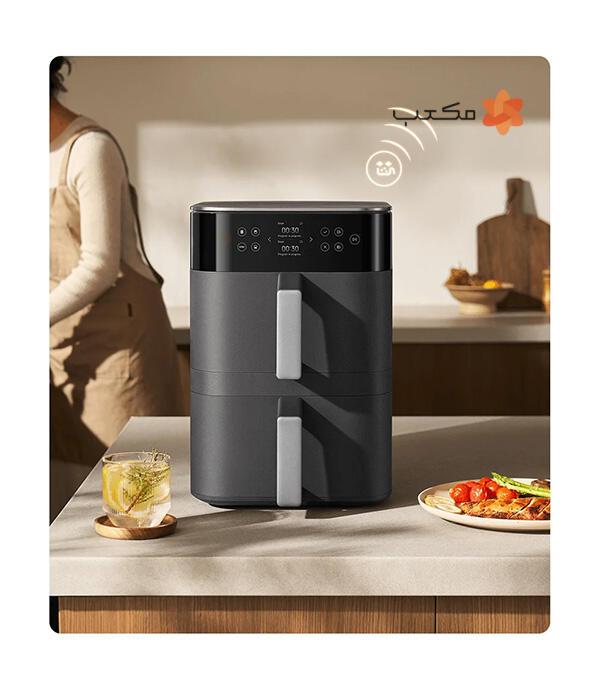 سرخ کن بدون روغن 12 لیتری هوشمند شیائومی مدل Xiaomi Smart Double Stack Air Fryer 12L MAF-DS1201