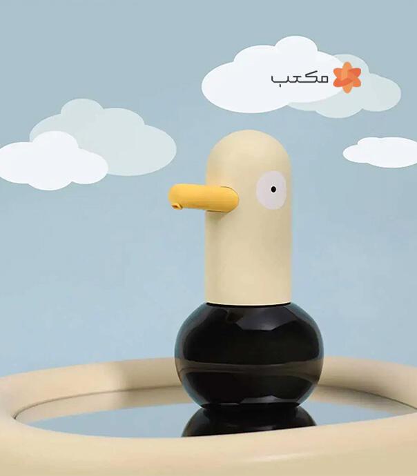 دستگاه فوم ساز مایع دستشویی شارژی اتوماتیک فانتزی طرح اردک مدل H-S-01