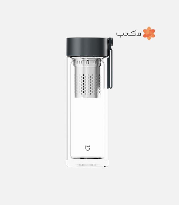 فلاسک شیشه‌ای قابل حمل شیائومی مدل Mijia Double-walled Glass Cup MJBLB01PL