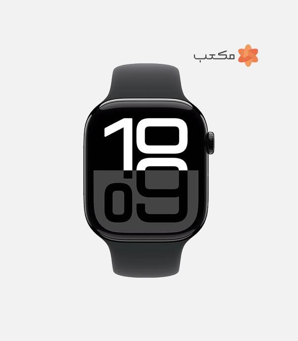 اپل واچ سری 10 آلومینیوم مدل 46 میلی متری با بند سیلیکونی