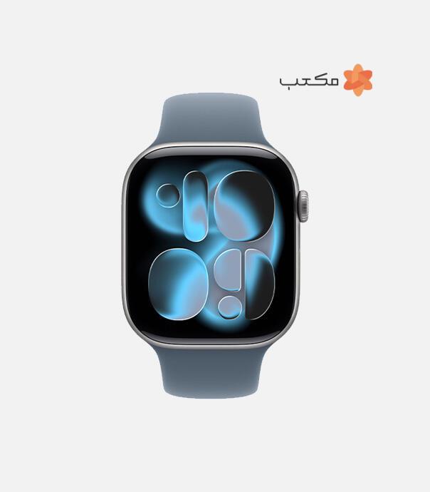 اپل واچ سری 11 آلومینیوم مدل 46 میلی متری GPS و Cellular با بند سیلیکونی