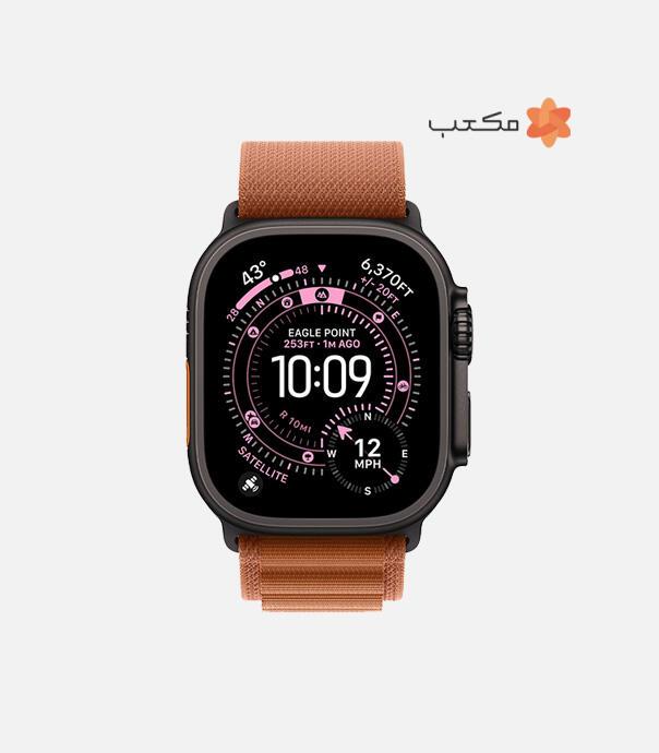 اپل واچ Ultra 3 مدل 49 میلی متری Black Titanium Case با بند Alpine Loop