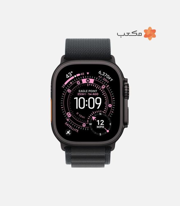 اپل واچ Ultra 3 مدل 49 میلی متری Black Titanium Case با بند Alpine Loop