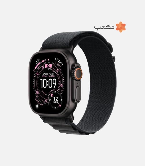 اپل واچ Ultra 3 مدل 49 میلی متری Black Titanium Case با بند Alpine Loop