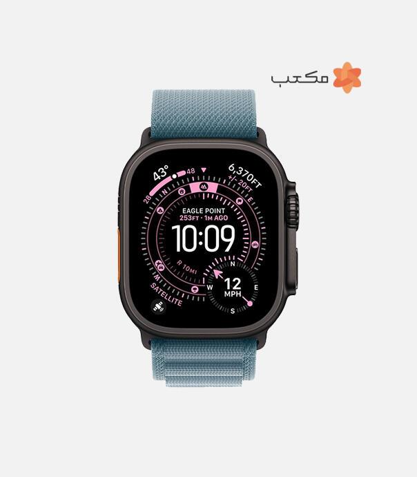 اپل واچ Ultra 3 مدل 49 میلی متری Black Titanium Case با بند Alpine Loop