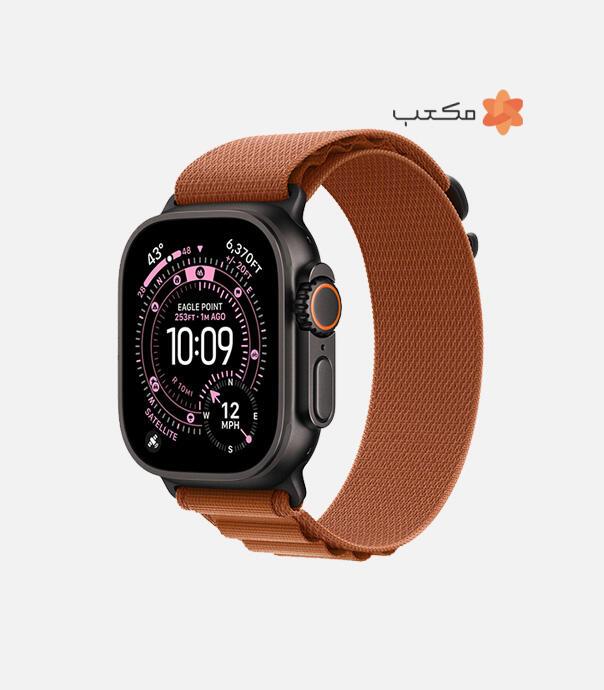 اپل واچ Ultra 3 مدل 49 میلی متری Black Titanium Case با بند Alpine Loop