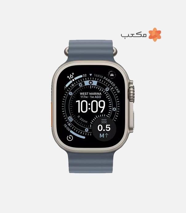 اپل واچ Ultra 3 مدل 49 میلی متری Black Titanium Case با بند Ocean Loop