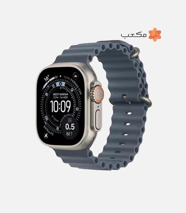اپل واچ Ultra 3 مدل 49 میلی متری Black Titanium Case با بند Ocean Loop