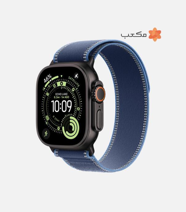 اپل واچ Ultra 3 مدل 49 میلی متری Black Titanium Case با بند Trail Loop