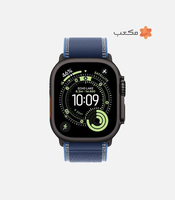 اپل واچ Ultra 3 مدل 49 میلی متری Black Titanium Case با بند Trail Loop