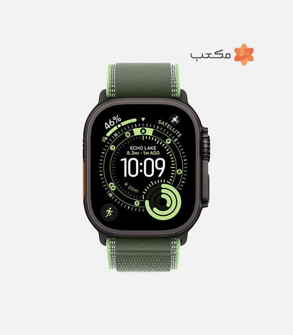اپل واچ Ultra 3 مدل 49 میلی متری Black Titanium Case با بند Trail Loop