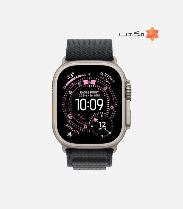 اپل واچ Ultra 3 مدل 49 میلی متری Natural Titanium Case با بند Alpine Loop
