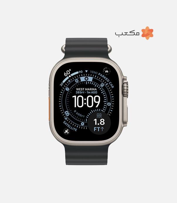 اپل واچ Ultra 3 مدل 49 میلی متری Natural Titanium Case با بند Ocean Loop