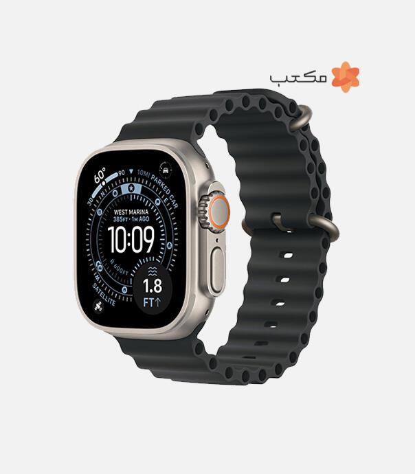 اپل واچ Ultra 3 مدل 49 میلی متری Natural Titanium Case با بند Ocean Loop