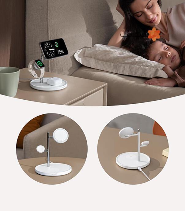 شارژر بی سیم چند کاره انکر مدل B25M3311